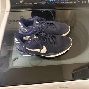 Nike Kids Sneakers - Navy and White Kobe